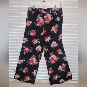 Torrid Crepe Floral Dress Pants